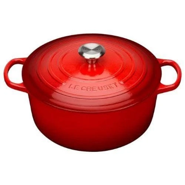 Le Creuset - Signature Round Dutch Oven 5.5 Quart / Cerise