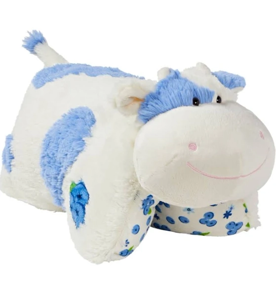 Pillow Pets Sweet Scented Blueberry Cow Plush Pillow Pet