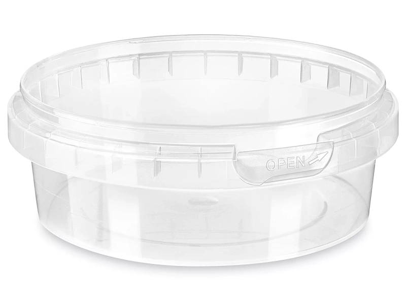 Tamper-Evident Deli Containers - 8 oz