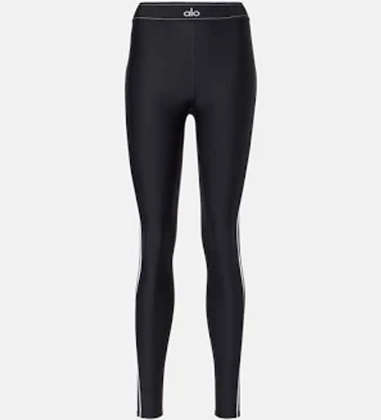 Alo Yoga, Suit Up Airlift leggings, Women, Black, XS, Activewear, Materialmix