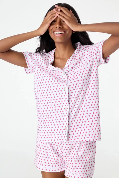 Hearts Polo Pajamas | Roller Rabbit
