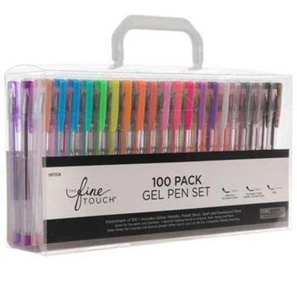 The Fine Touch Gel Pens - 100 Piece Set