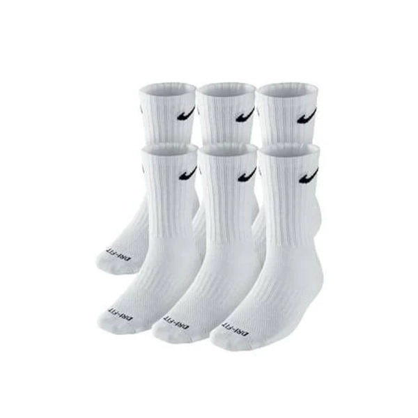 Nike Men's Dri-Fit Cushioned Crew Socks (6-Pack)