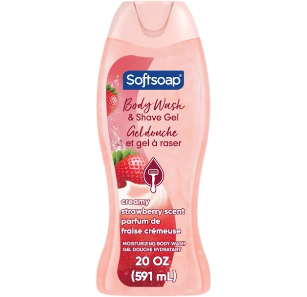 Softsoap Body Wash & Shave Gel Creamy Strawberry