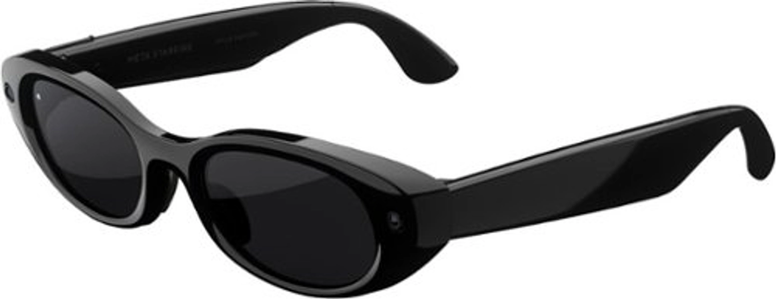 Meta - Starfire Kylie Edition - Smart AI glasses for Women, Men-Meta AI, 12MP Camera, Live Translate - Black Lenses - Classic Black