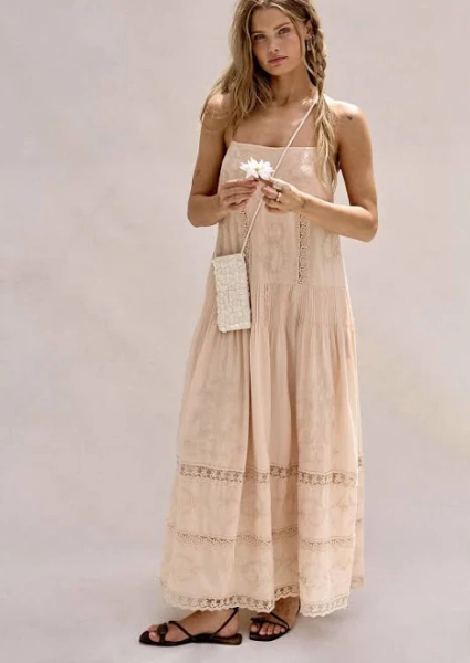 Free People Solana Midi Dress