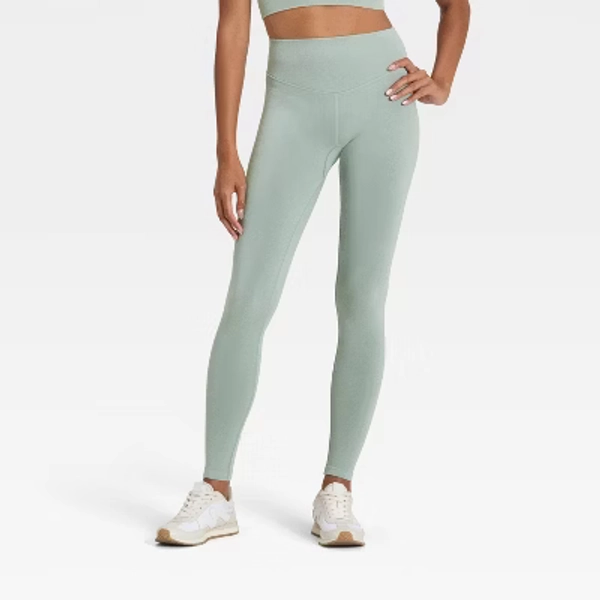 Women's Modal Seamless High-Rise Leggings - All In Motion™ Sage Green XS