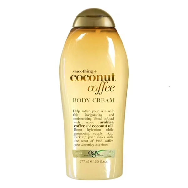 OGX Smoothing + Coconut Coffee Body Cream  19.5 Ounce