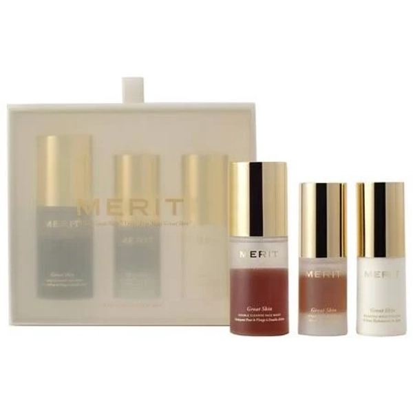 MERIT Mini Great Skin Skincare Essentials Gift Set