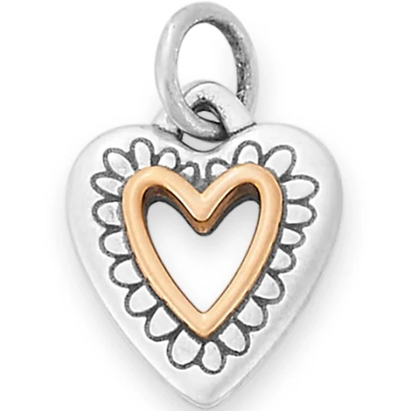 James Avery Petite Framed Heart Charm