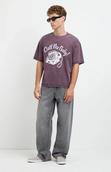Dylan Baggy Jeans Light Gray