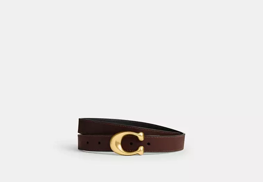 Sculpted C Buckle Reversible Belt, 25 Mm