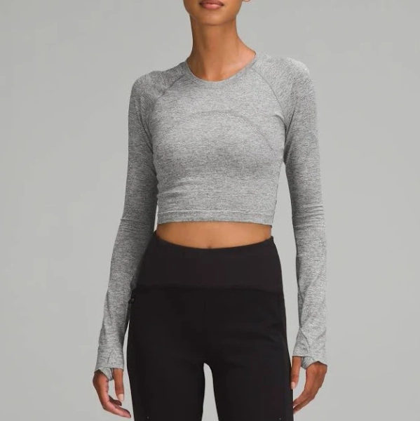 Lululemon Women's Swiftly Tech Cropped Long-Sleeve Shirt 2.0