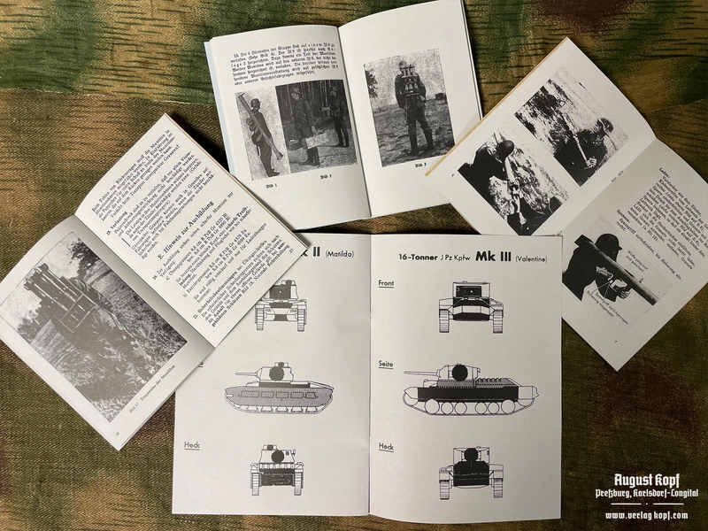 Panzerschreck booklet set 4pcs
