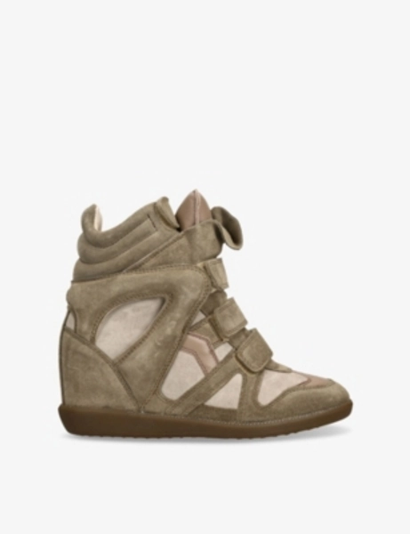 ISABEL MARANT - Bekett Suede High-Top Trainers | Selfridges.com