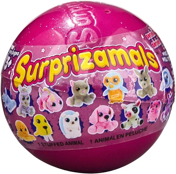 surprizamals series 8 - pack of 4 mystery balls with collectible plush toy ( styles will vary) - Walmart.com