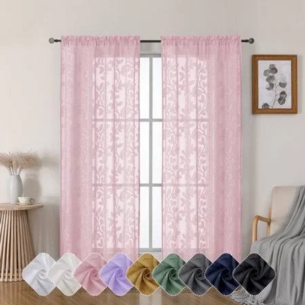 Ovzme Darla Sheer Curtains