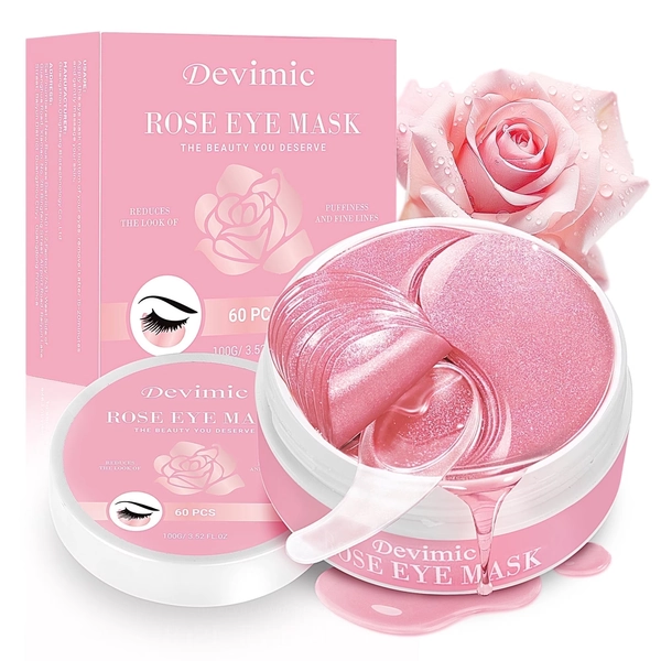 Devimic Rose Eye Mask 30 Pairs, Under Eye Patches for Dark Circles & Puffy Eyes, Hydrating Gel Eye Masks to Reduce Wrinkles, Fine Lines, Firm & Brighten Delicate Skin - Walmart.com