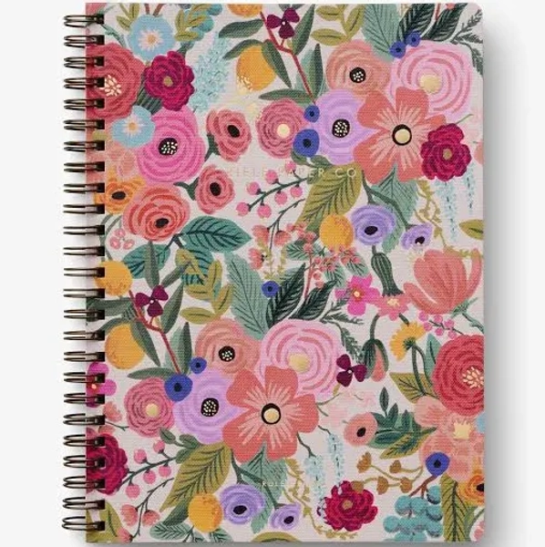 Rifle Paper Co Garden Party Spiral Notebook