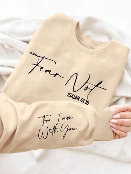 INAWLY Women Letter Print Crew Neck Long Sleeve Sweatshirt For Autumn And Winter,Long Sleeve Tops Graduation,Back To School Outfits,Graduation,Teacher Outfits For Women,Back To School Pullover Fall Outfit