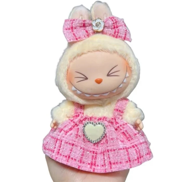 For Labubu 17cm V1V2 Clothing Accessories Mini Skirt Set Decoration Small Clothes Children's Toys