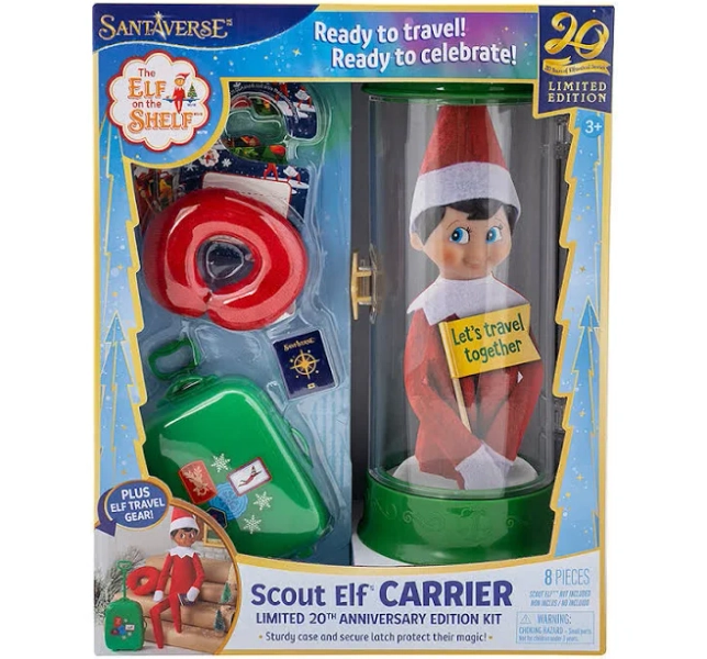 Elf On The Shelf Scout Elf Carrier 20th Anniversary Edition