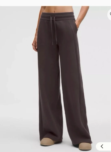 Scuba Mid-Rise Wide-Leg Pant *Regular - Black - XXXS