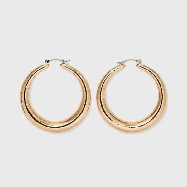 A New Day Thick Hoop Earrings