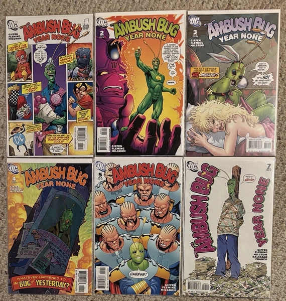 AMBUSH BUG Year None (DC Comics 2008) # 1 Variant 2 3 4 5 7 (1-6) Complete NM