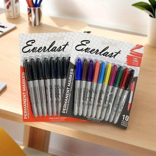 6/8/20Multi-colored Markers, Waterproof And Quick-drying, Suitable For Drawing, Writing, And Marking On Various Surfaces. An Essential Tool For Creative Office And Study Use.