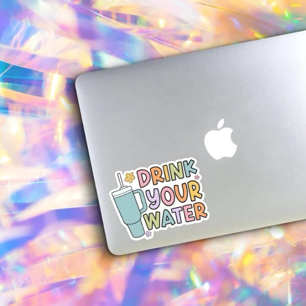 Stanley Sticker / Drink you water stanley sticker / drink your water sticker / stay hydrated sticker / computer sticker / iPad sticker