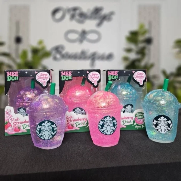 Viral Starbucks Cup Squishy - Blue