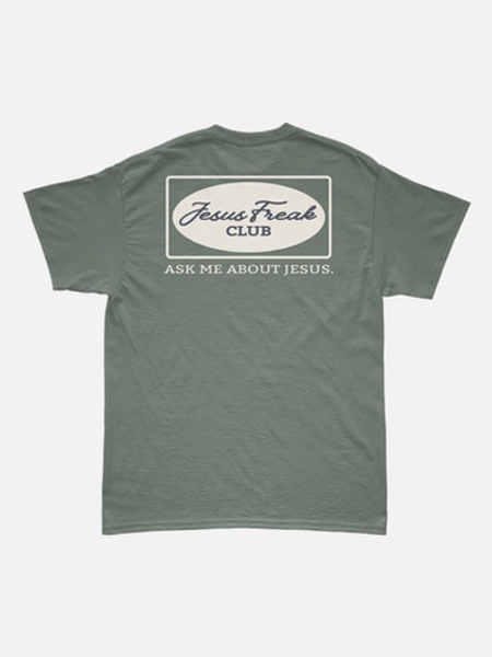 Ask Me About Jesus Tee | Jesus Freak Club
