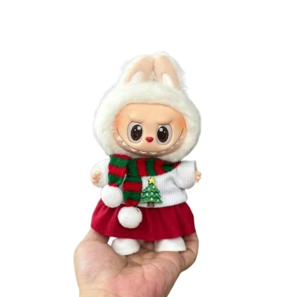 Fashion Personality Only Clothes Are Suitable for Labubu Baby Clothes Christmas Series Replacement
