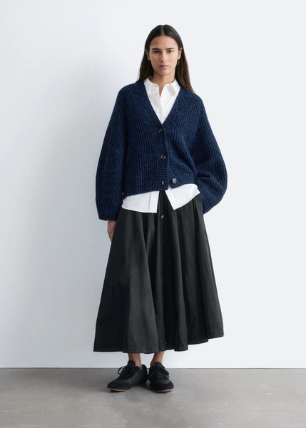 Chunky Rib-Knit Cardigan