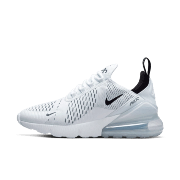 Nike Air Max 270 Women's Shoes - White/White/Black - Size 5