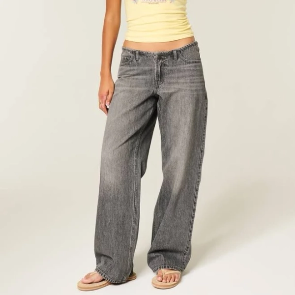 Hollister Low Rise Baggy Jeans