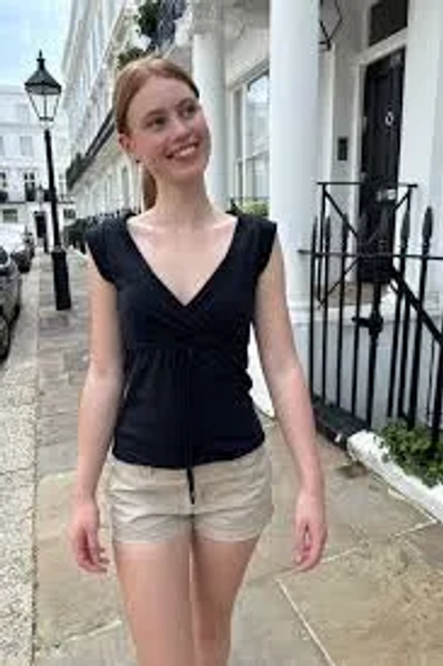 Amara Tie Top