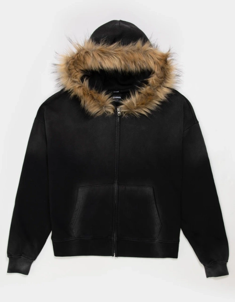 jackets with fur collar/hood