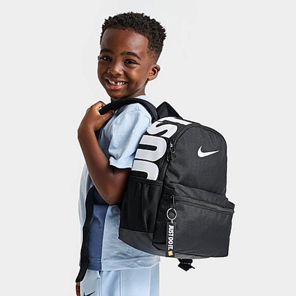 Nike Kids Brasilia JDI Mini Backpack (11L) in Black/White