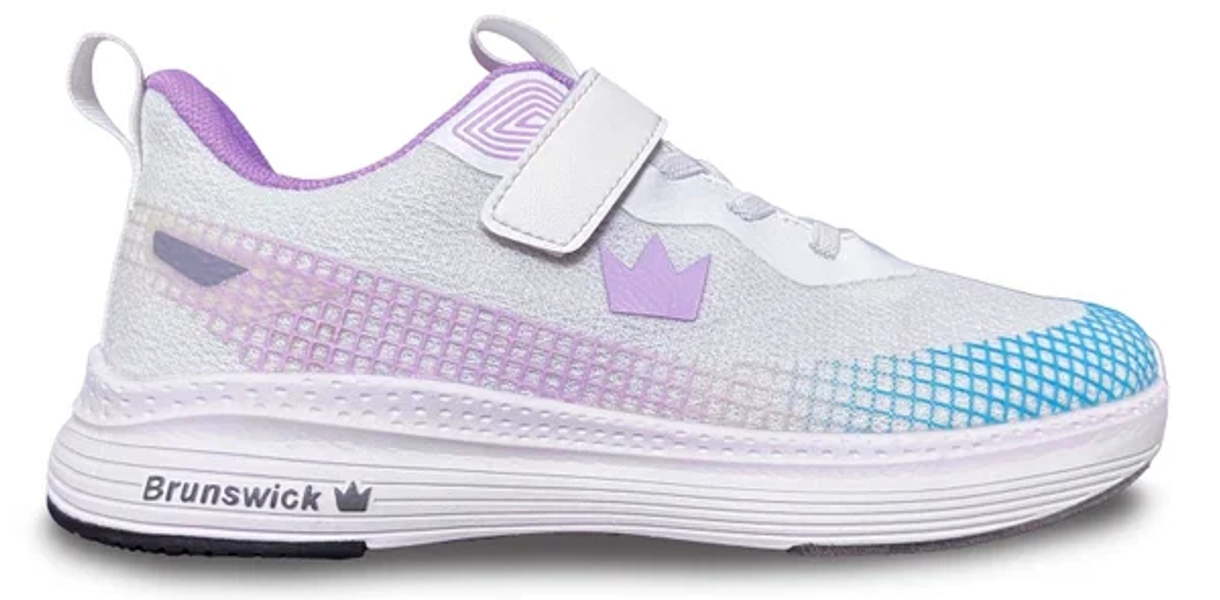 Brunswick Youth Girls Strike Zone White/Teal