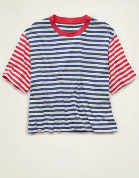 AE Boxy Fit Americana T-Shirt