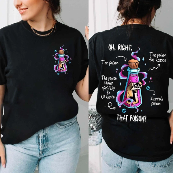 Two Sided Vintage Oh Right That Poison Llama Poison for Kuzco Comfort Colors Shirt, the Emperor's New Groove Disney T-shirt, Disneyland Trip - Etsy