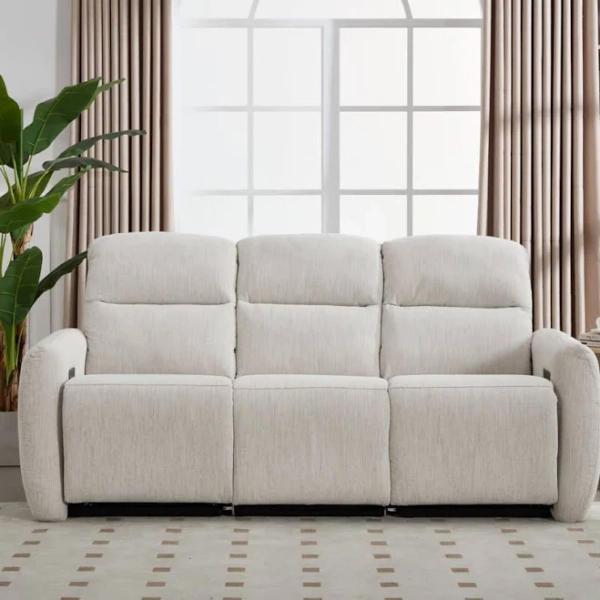 Latitude Run Modern Minimalist Soft Power Reclining Loveseat Sofa