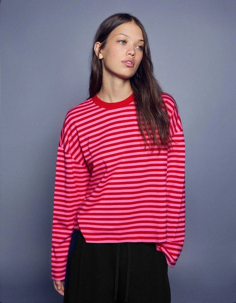Boxy long sleeve T-shirt