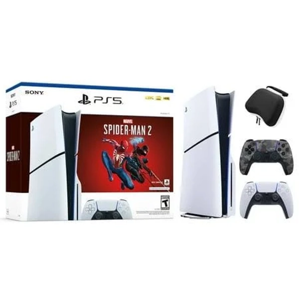 PlayStation 5 Slim Disc Edition 2023 + Spiderman Bundle