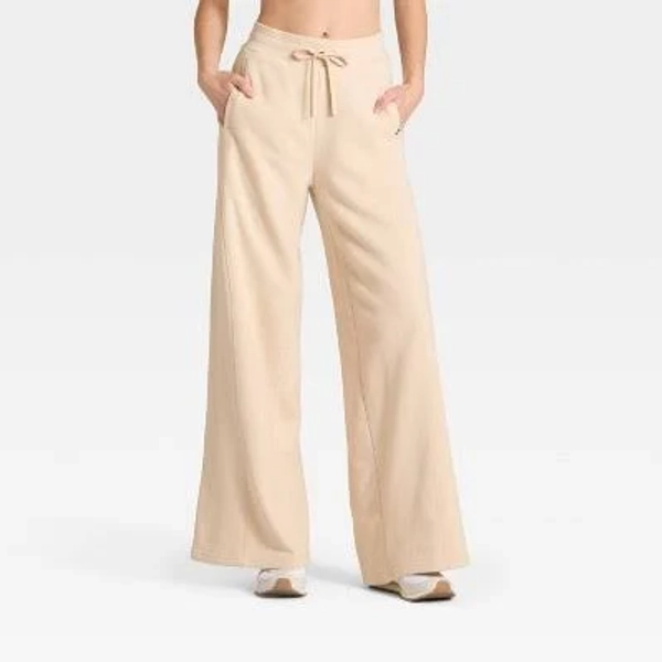 Joylab Women's French Terry Wide Leg Sweatpants