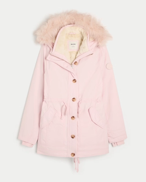 Faux Fur-Lined Parka