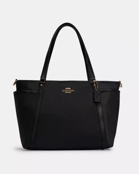 Gold/Black Baby Bag