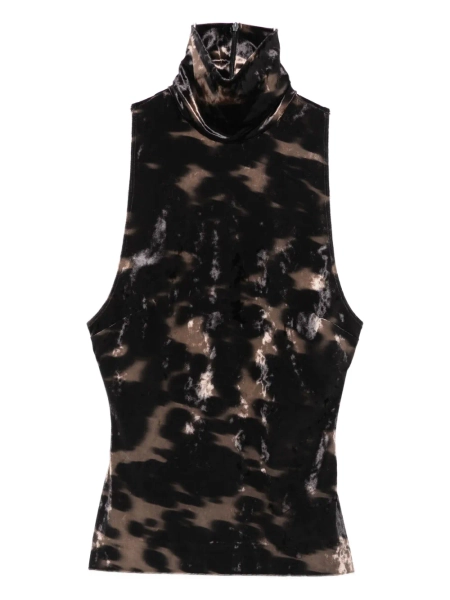 Nanushka haut tie-dye à col montant | XS